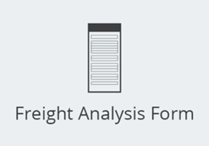 Picture of Freight Analysis Form